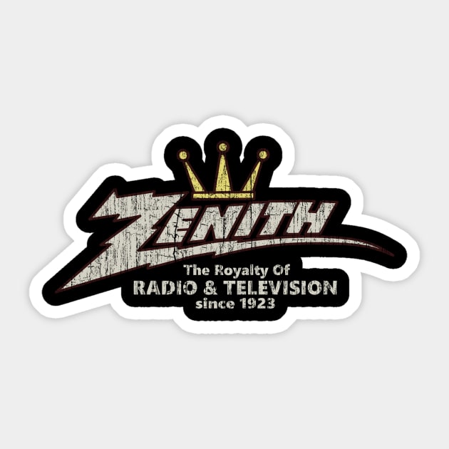 Zenith Royalty of Radio and Television Sticker by vender